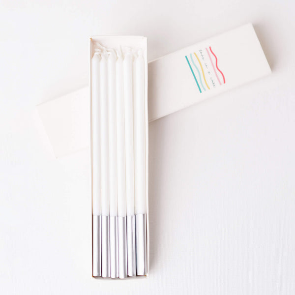 Pack 12 velas brancas